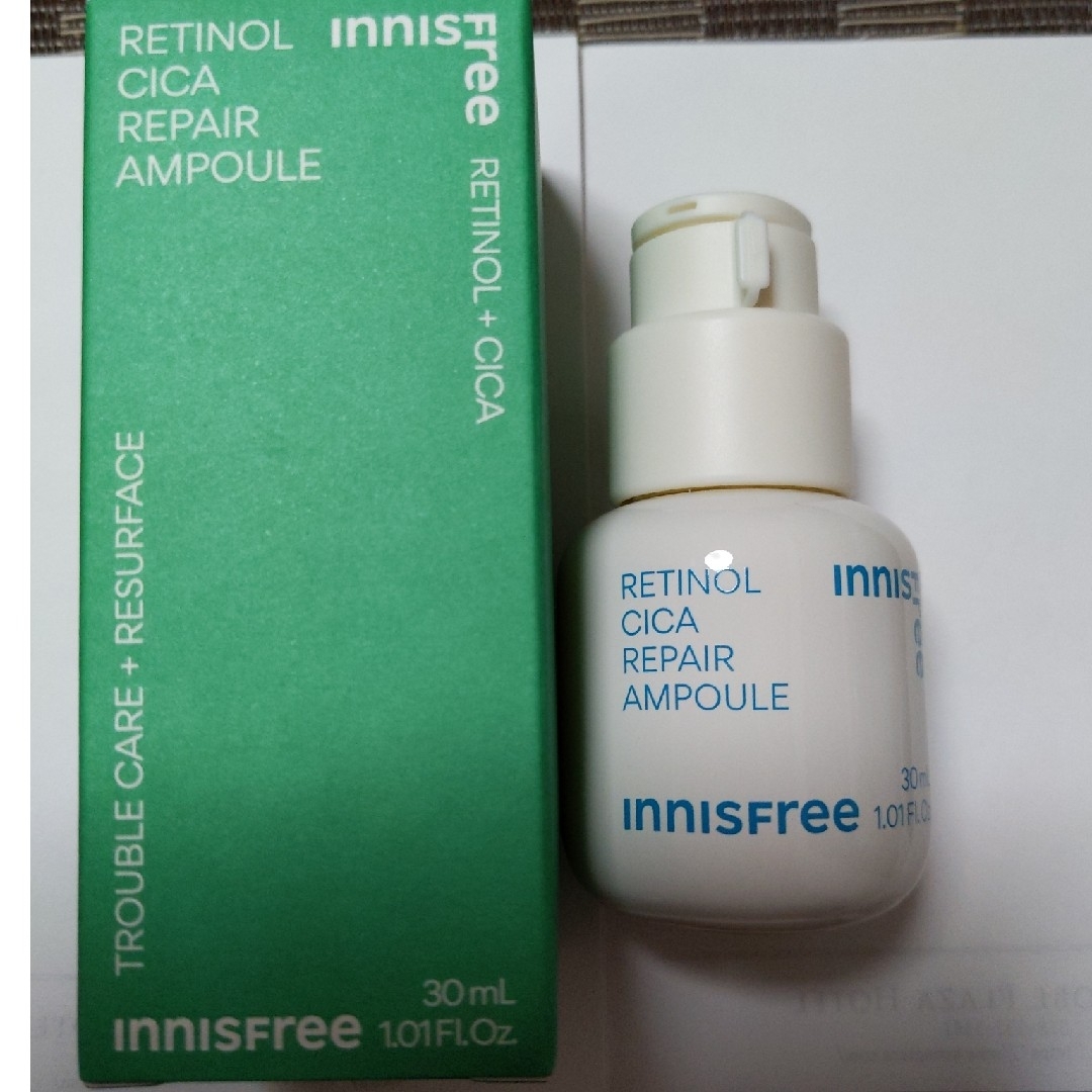 Innisfree(イニスフリー)の新品未使用 イニスフリー レチノール シカ リペア セラム 30ml コスメ/美容のスキンケア/基礎化粧品(美容液)の商品写真