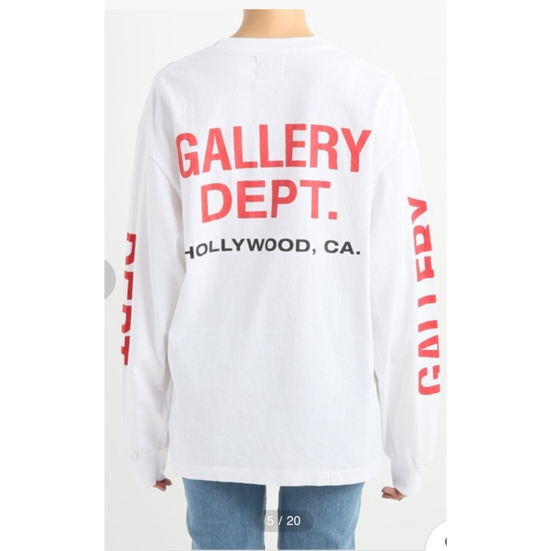 DEUXIEME CLASSE(ドゥーズィエムクラス)の🌟GALLERY DEPT BACKプリント LONG Tシャツ レディースのトップス(Tシャツ(長袖/七分))の商品写真