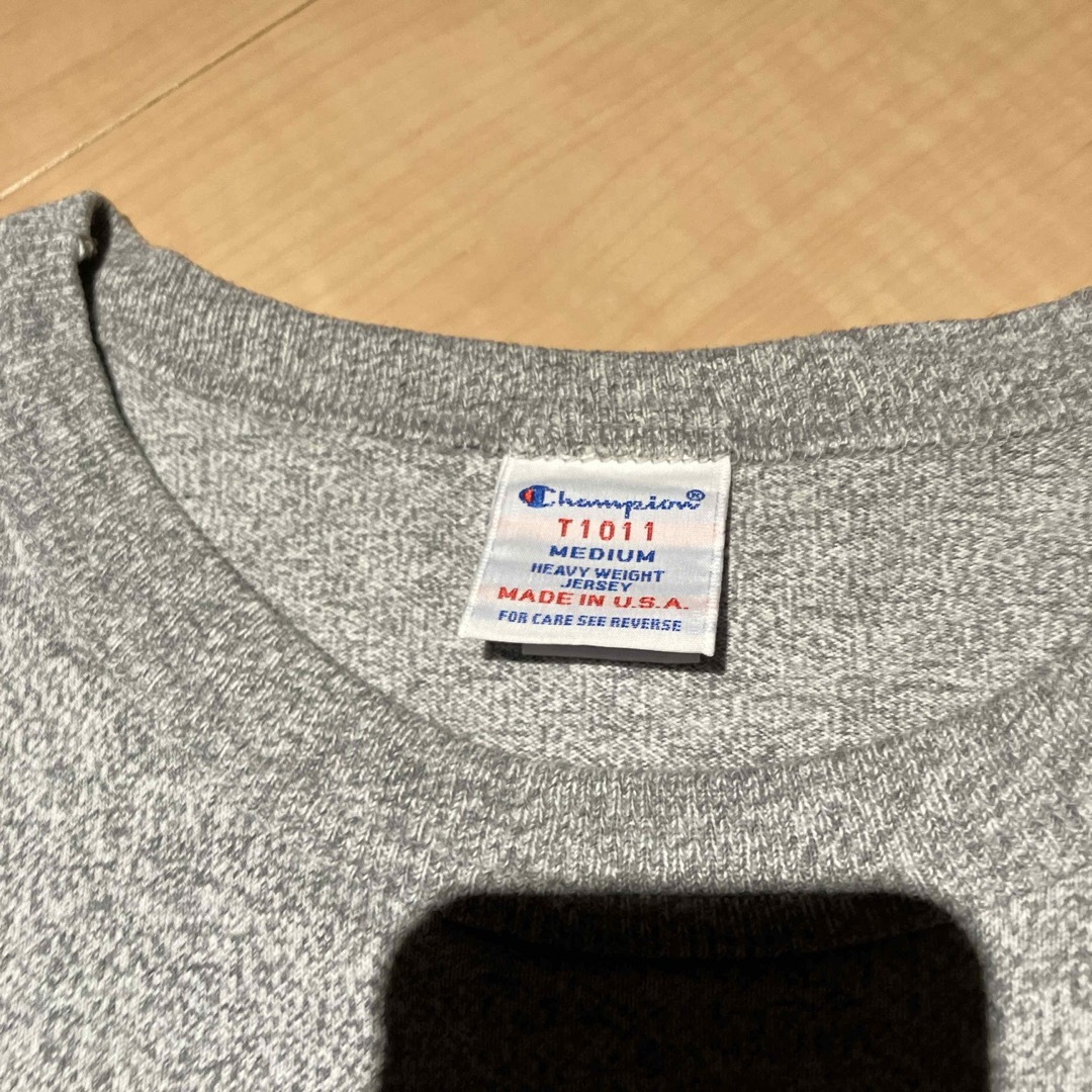 Champion(チャンピオン)のUSA製 チャンピオン ARMY tシャツ 霜降り グレー M vintage メンズのトップス(Tシャツ/カットソー(半袖/袖なし))の商品写真