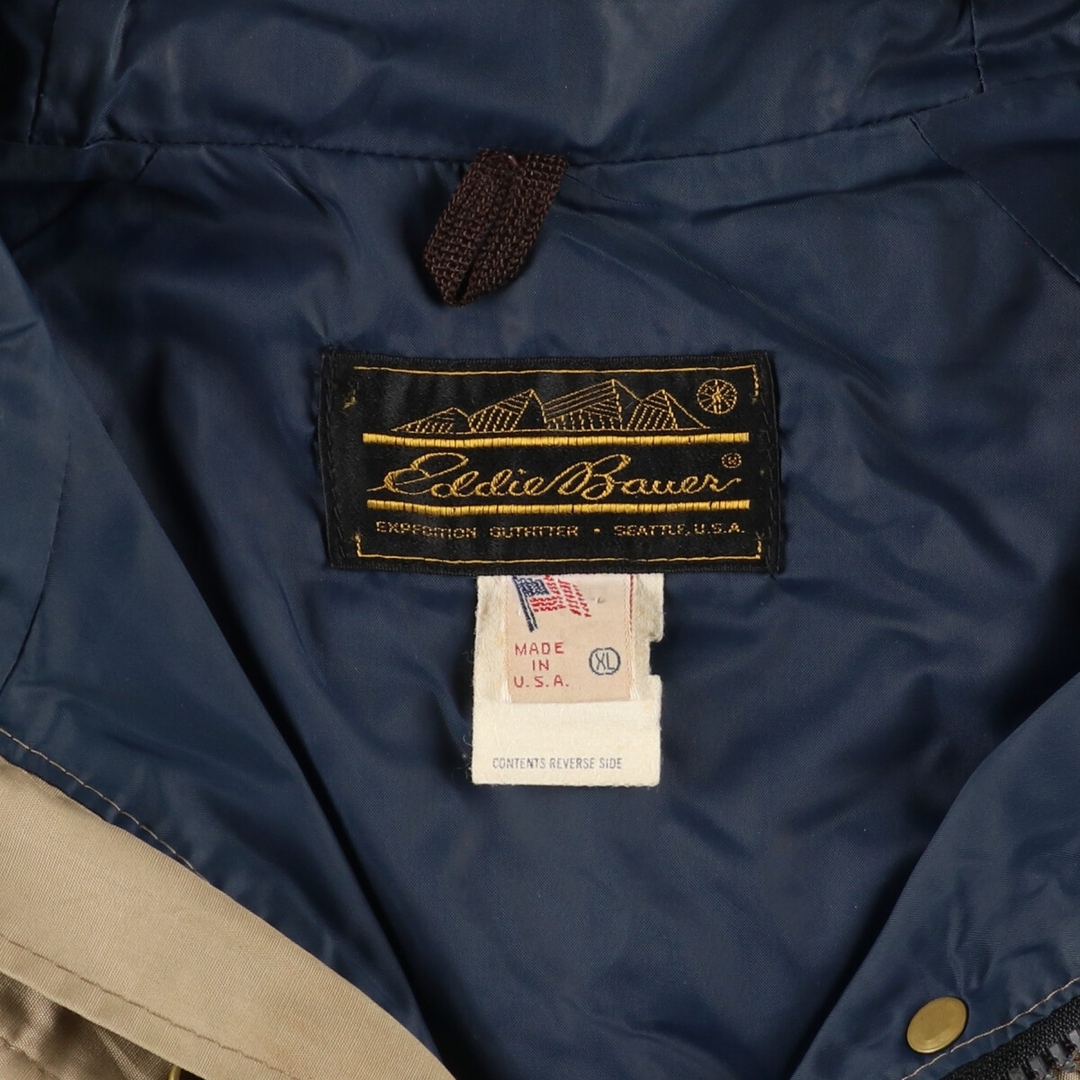 Eddie Bauer(エディーバウアー)の古着 90年代 エディーバウアー Eddie Bauer マウンテンパーカー シェルジャケット USA製 レディースXL ヴィンテージ /eaa422801 レディースのジャケット/アウター(その他)の商品写真