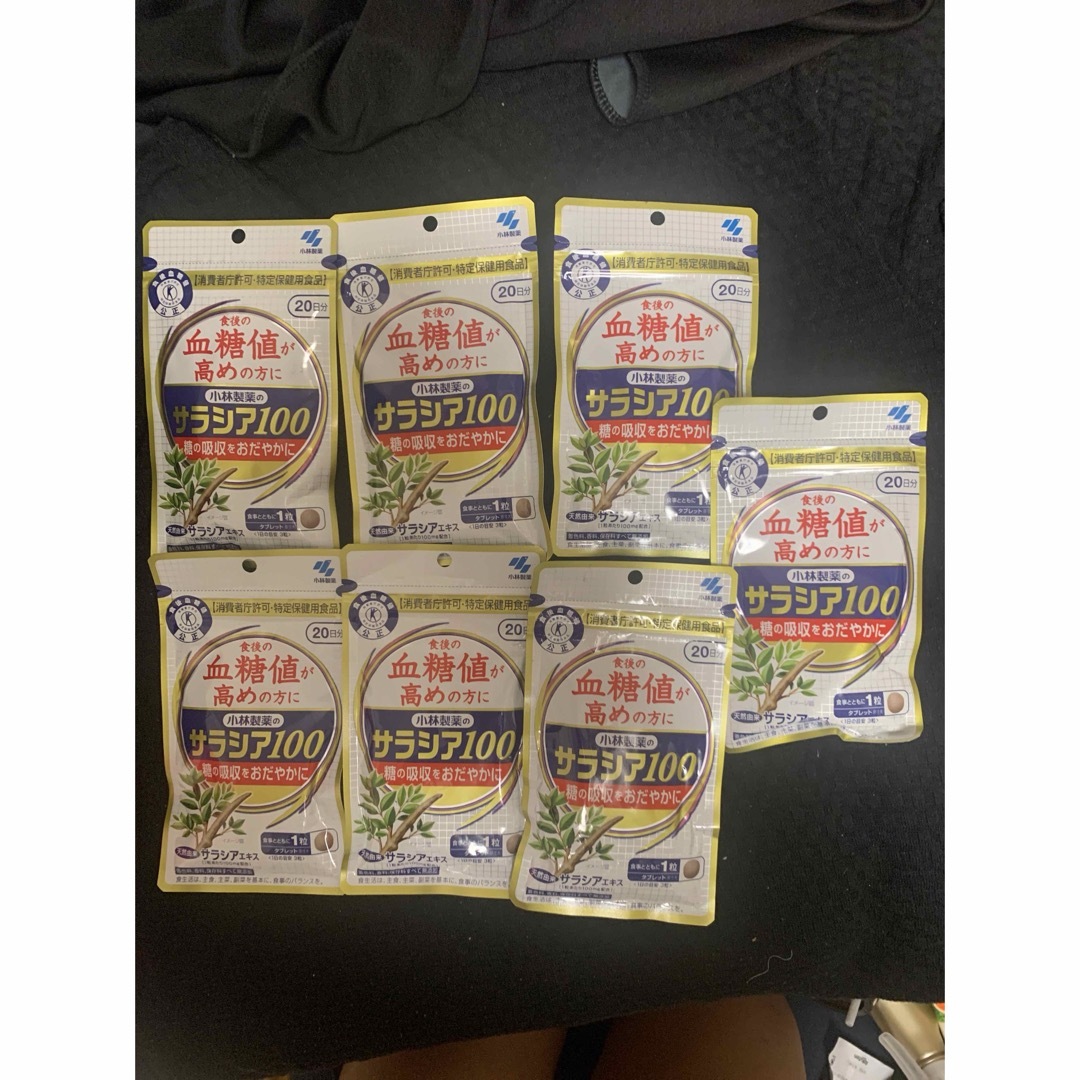 小林製薬(コバヤシセイヤク)の【小林製薬】サラシア100 20日分×7袋 食品/飲料/酒の健康食品(その他)の商品写真