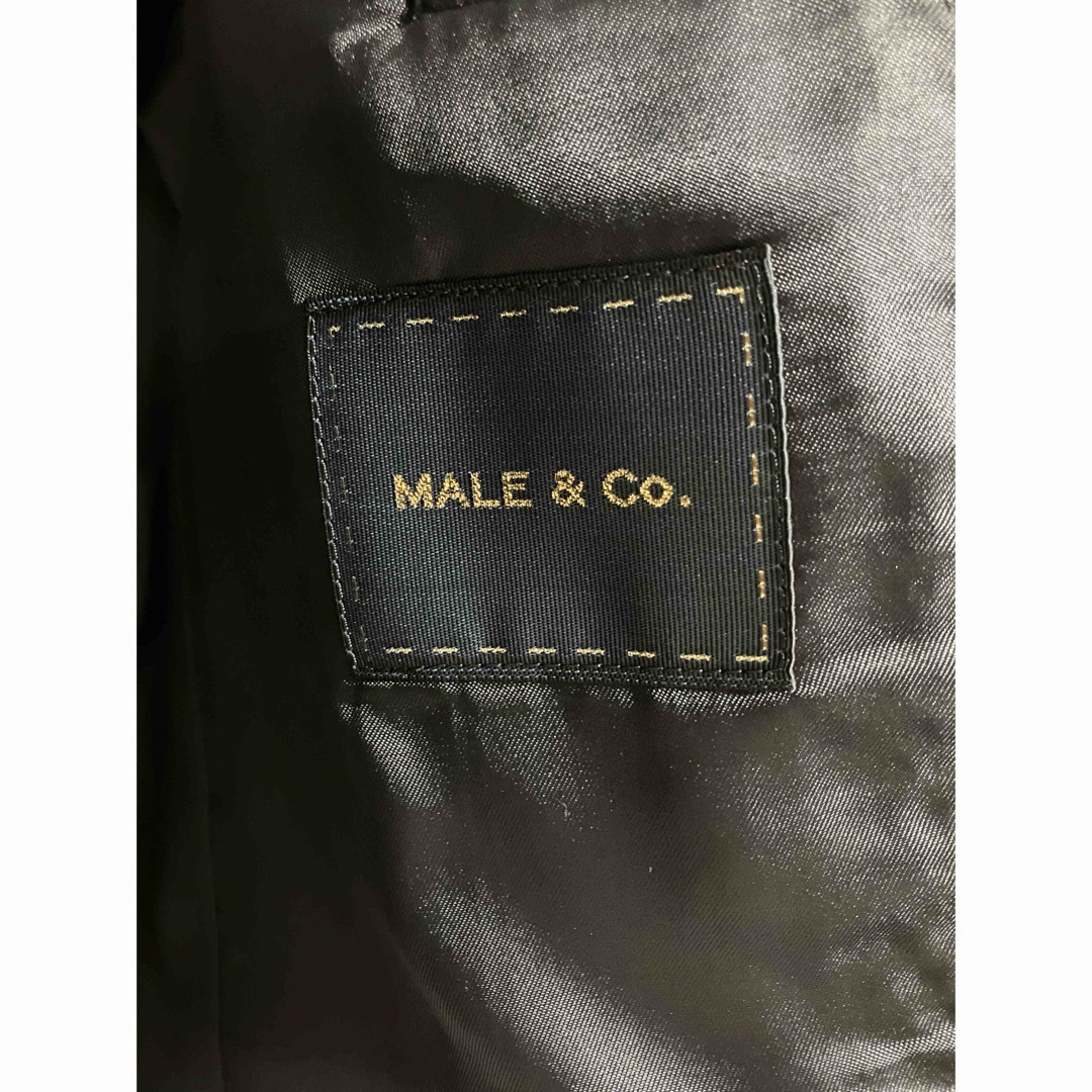 MALE&Co.(メイルアンドコー)の【美品】MALE＆Co.フォーマル スーツ 黒 メンズのスーツ(セットアップ)の商品写真