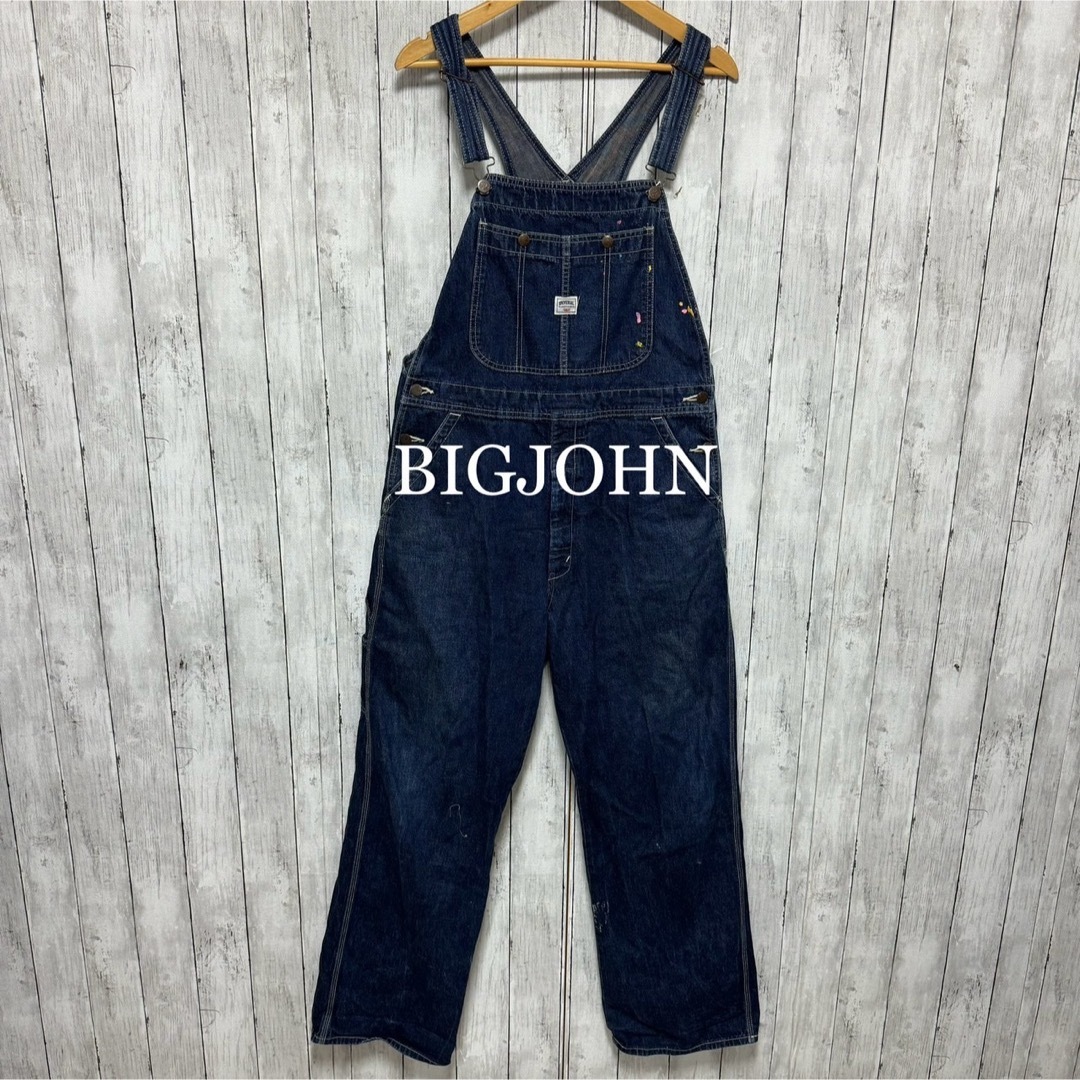 BIG JOHN(ビッグジョン)のBIG JOHN デニムオーバーオール！ メンズのパンツ(サロペット/オーバーオール)の商品写真