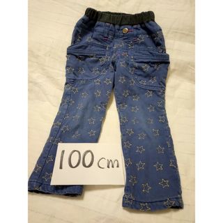 100　ズボン　パンツ　星柄　ブルー(パンツ/スパッツ)