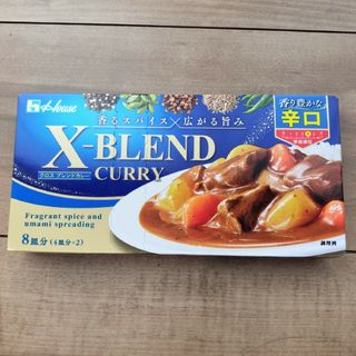 ハウスショクヒン(ハウス食品)のハウス　クロスブレンドカレー　辛口８皿分(４皿分✕２)(調味料)