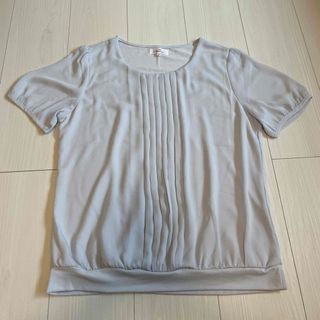 アオヤマ(青山)の洋服の青山　AOYAMA エヌラインプレシャス　ブラウス　トップス　シャツ　水色(シャツ/ブラウス(半袖/袖なし))