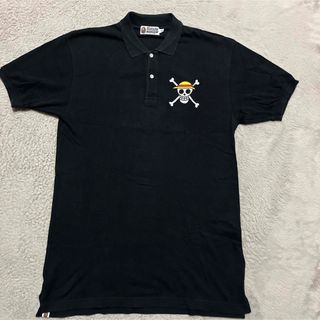 アベイシングエイプ(A BATHING APE)のAPE BAPE KAWS ONE PIECE ワンピース　tシャツ　ポロシャツ(ポロシャツ)