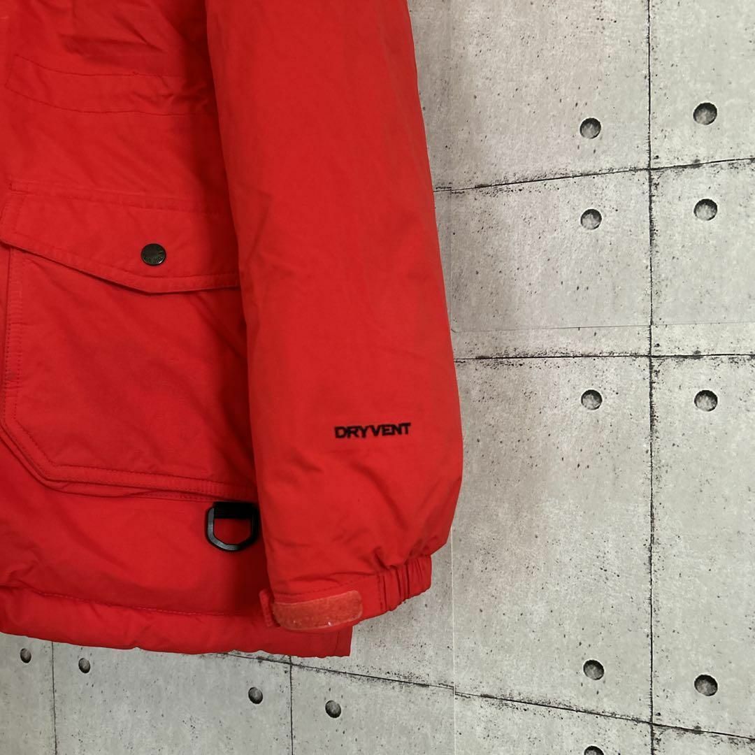 THE NORTH FACE(ザノースフェイス)の【高性能】ノースフェイス　ダウンジャケット　DRYVENT 　レッド　150 キッズ/ベビー/マタニティのキッズ服男の子用(90cm~)(ジャケット/上着)の商品写真