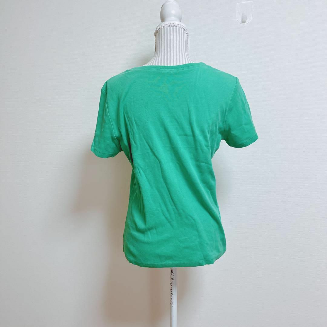 Eddie Bauer(エディーバウアー)のエディーバウアー　コットンTシャツ　半袖　しっかり生地　大きめサイズ レディースのトップス(Tシャツ(半袖/袖なし))の商品写真