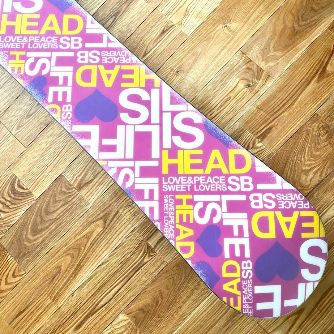 HEAD(ヘッド)のHEAD SPRING 146cm レディース スノーボード ビンディングセット スポーツ/アウトドアのスノーボード(ボード)の商品写真