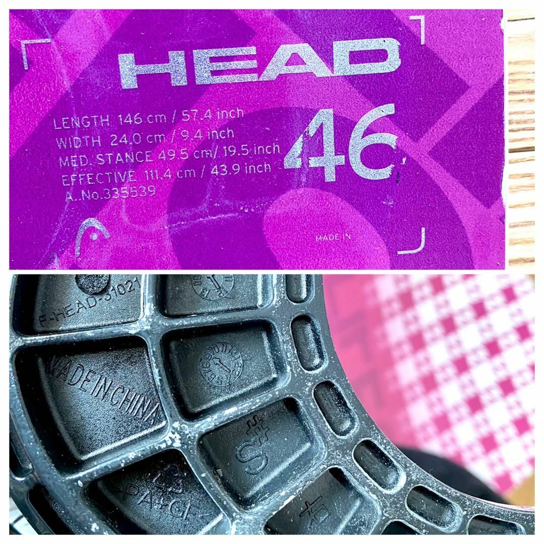 HEAD(ヘッド)のHEAD SPRING 146cm レディース スノーボード ビンディングセット スポーツ/アウトドアのスノーボード(ボード)の商品写真