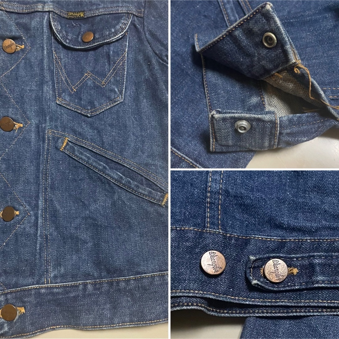 Wrangler(ラングラー)の1970s  Wrangler  Denim Jacket  Size 34 メンズのジャケット/アウター(Gジャン/デニムジャケット)の商品写真