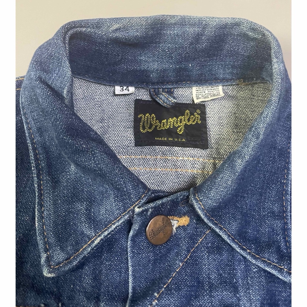 Wrangler(ラングラー)の1970s  Wrangler  Denim Jacket  Size 34 メンズのジャケット/アウター(Gジャン/デニムジャケット)の商品写真