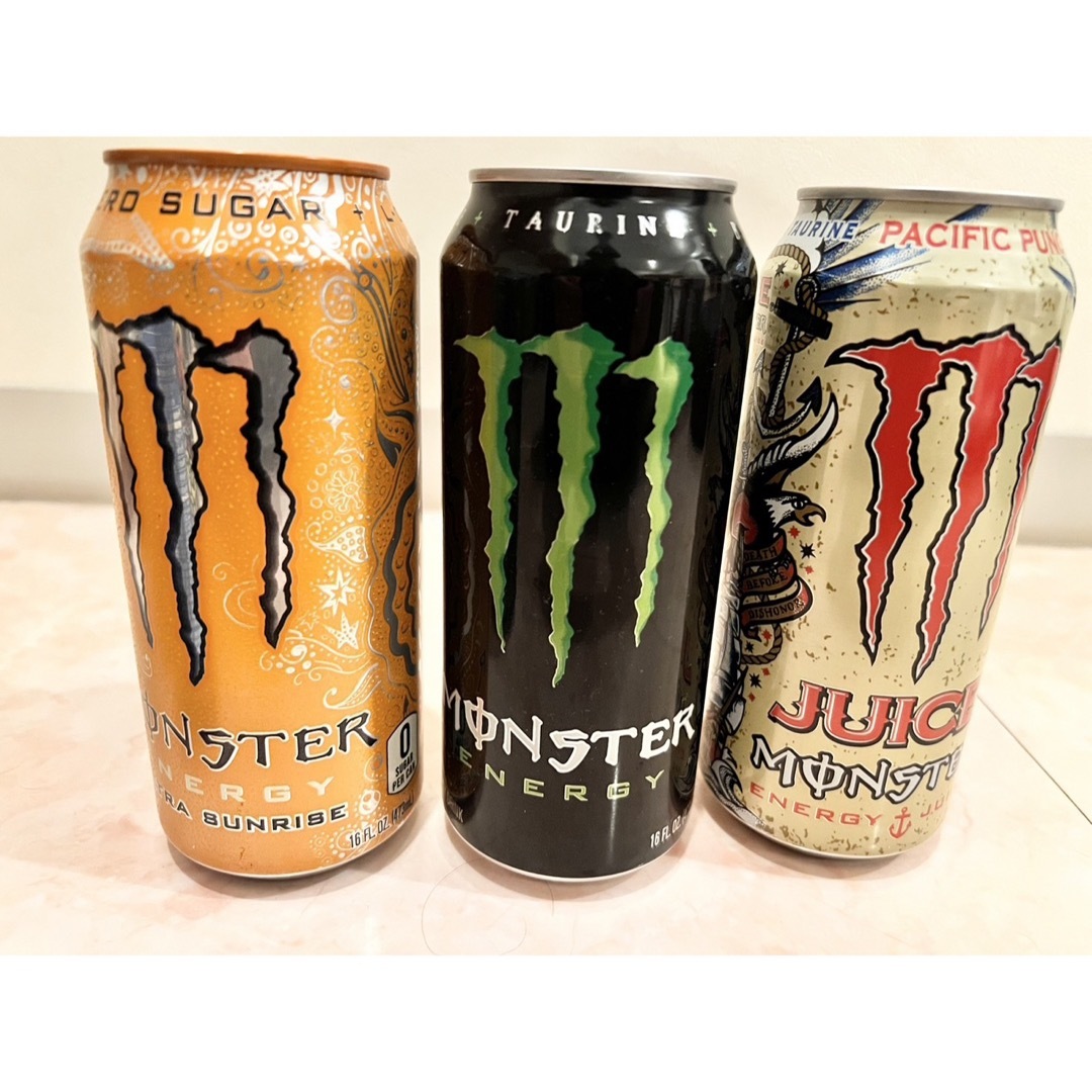 アメリカ輸入 モンスター エナジードリンク 5本セット 食品/飲料/酒の飲料(ソフトドリンク)の商品写真