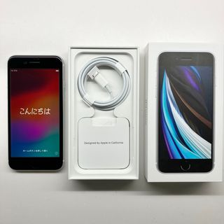 アイフォーン(iPhone)のiPhone SE 第2世代 (SE2) ホワイト 64 GB SIMフリー(スマートフォン本体)