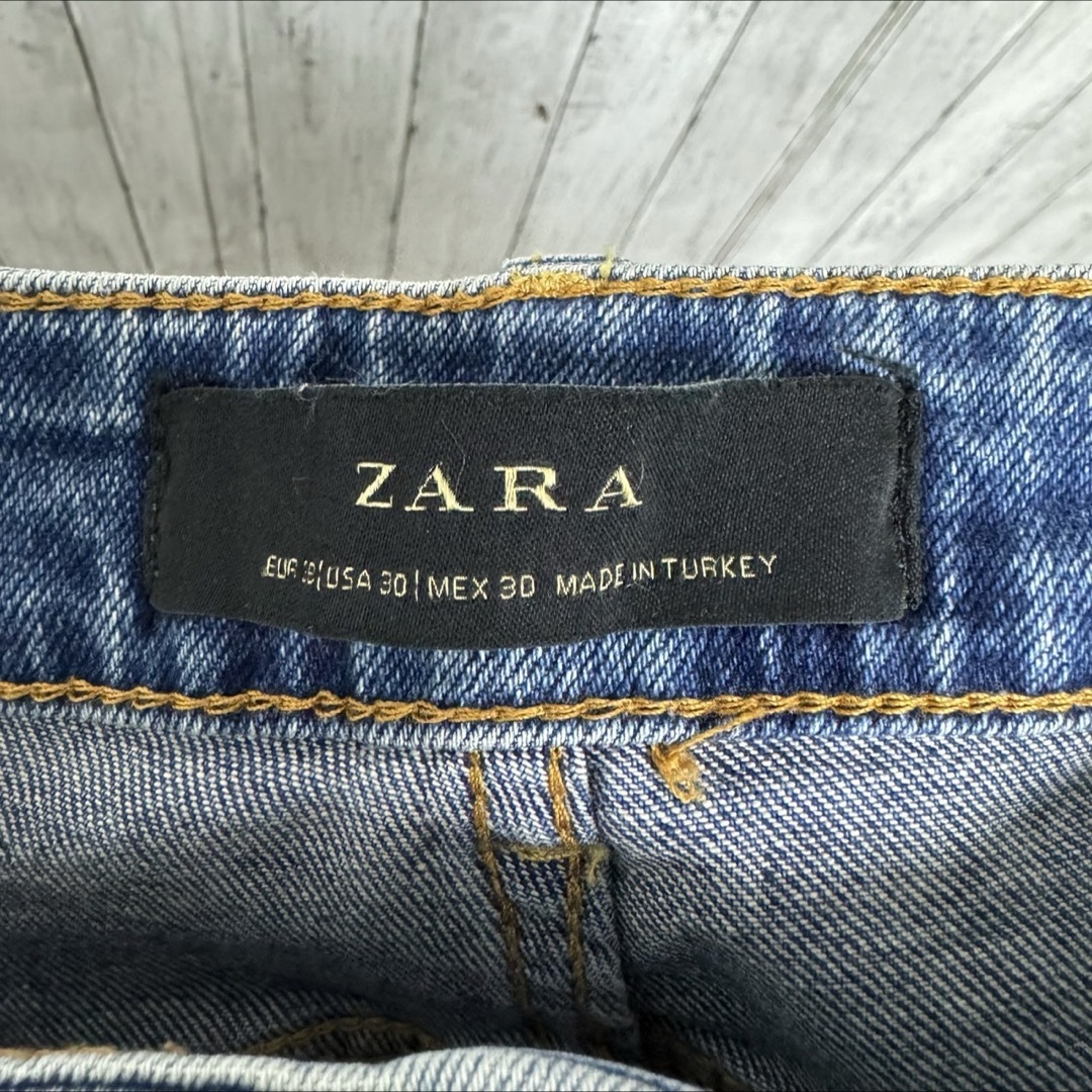 ZARA(ザラ)のZARA ダメージ加工ストレッチデニム！ メンズのパンツ(デニム/ジーンズ)の商品写真