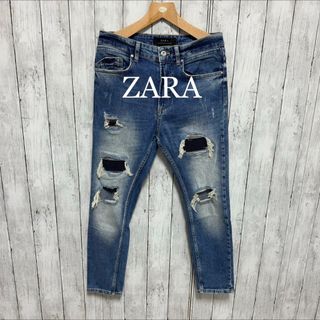 ザラ(ZARA)のZARA ダメージ加工ストレッチデニム！(デニム/ジーンズ)