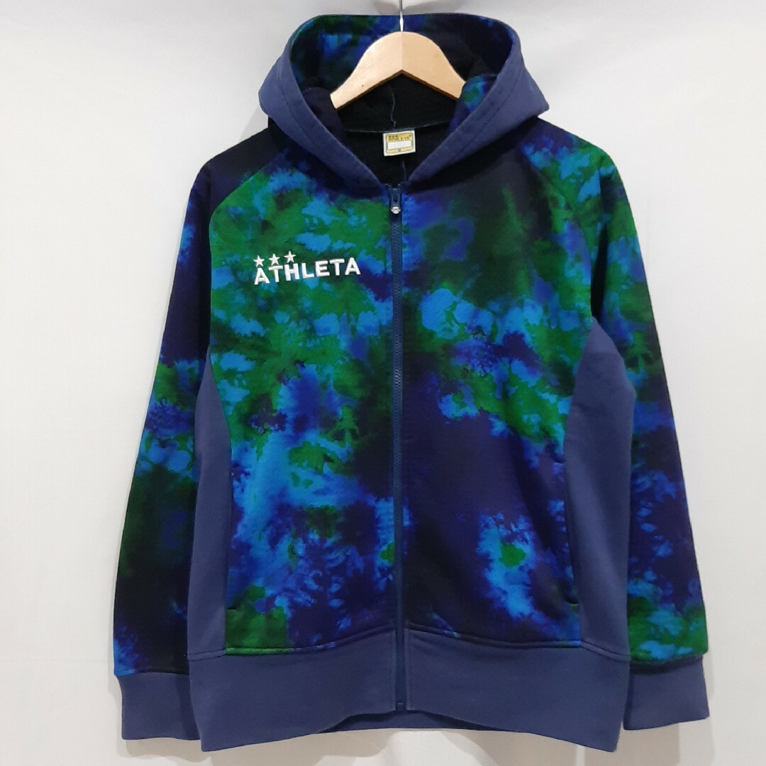 ATHLETA(アスレタ)のATHLETA アスレタ　ジップアップパーカー　フーディー　サッカー　練習着 スポーツ/アウトドアのサッカー/フットサル(ウェア)の商品写真