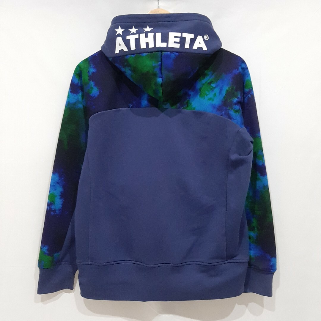 ATHLETA(アスレタ)のATHLETA アスレタ　ジップアップパーカー　フーディー　サッカー　練習着 スポーツ/アウトドアのサッカー/フットサル(ウェア)の商品写真