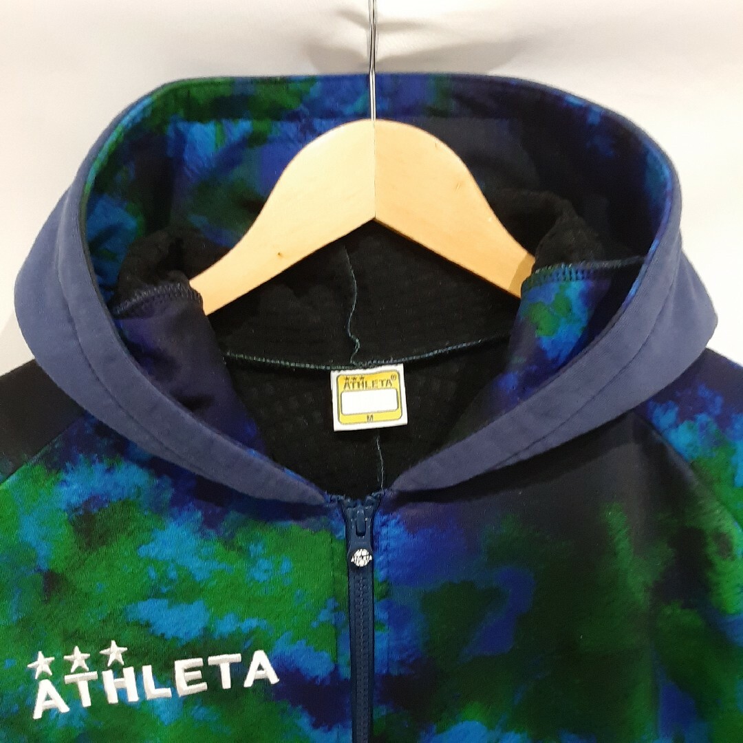 ATHLETA(アスレタ)のATHLETA アスレタ　ジップアップパーカー　フーディー　サッカー　練習着 スポーツ/アウトドアのサッカー/フットサル(ウェア)の商品写真