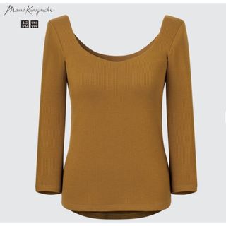 ユニクロ(UNIQLO)のユニクロ マメクロゴウチ ヒートテックリブブラTシャツ(Tシャツ(長袖/七分))