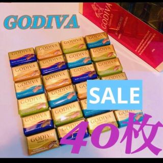 チョコレート(chocolate)のGODIVAナポリタンチョコレート 40枚(菓子/デザート)