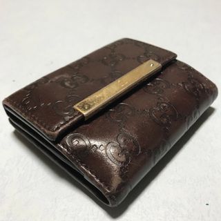 グッチ(Gucci)のGUCCI グッチ 財布 本革 グッチシマ 中古(財布)