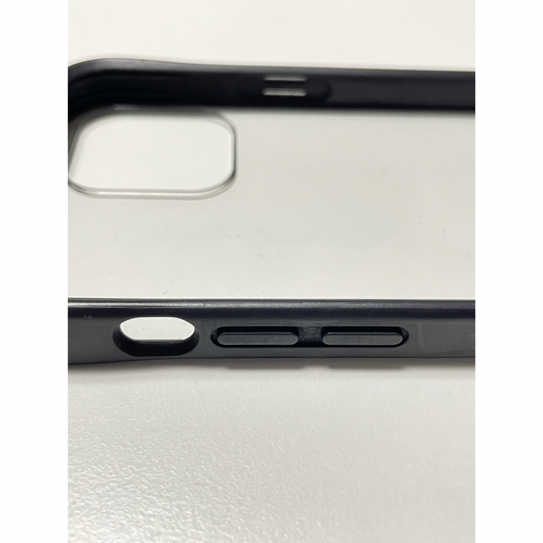 iPhone(アイフォーン)のiPhone12miniケース ブラック(着せ替えフィルム付き) スマホ/家電/カメラのスマホアクセサリー(モバイルケース/カバー)の商品写真