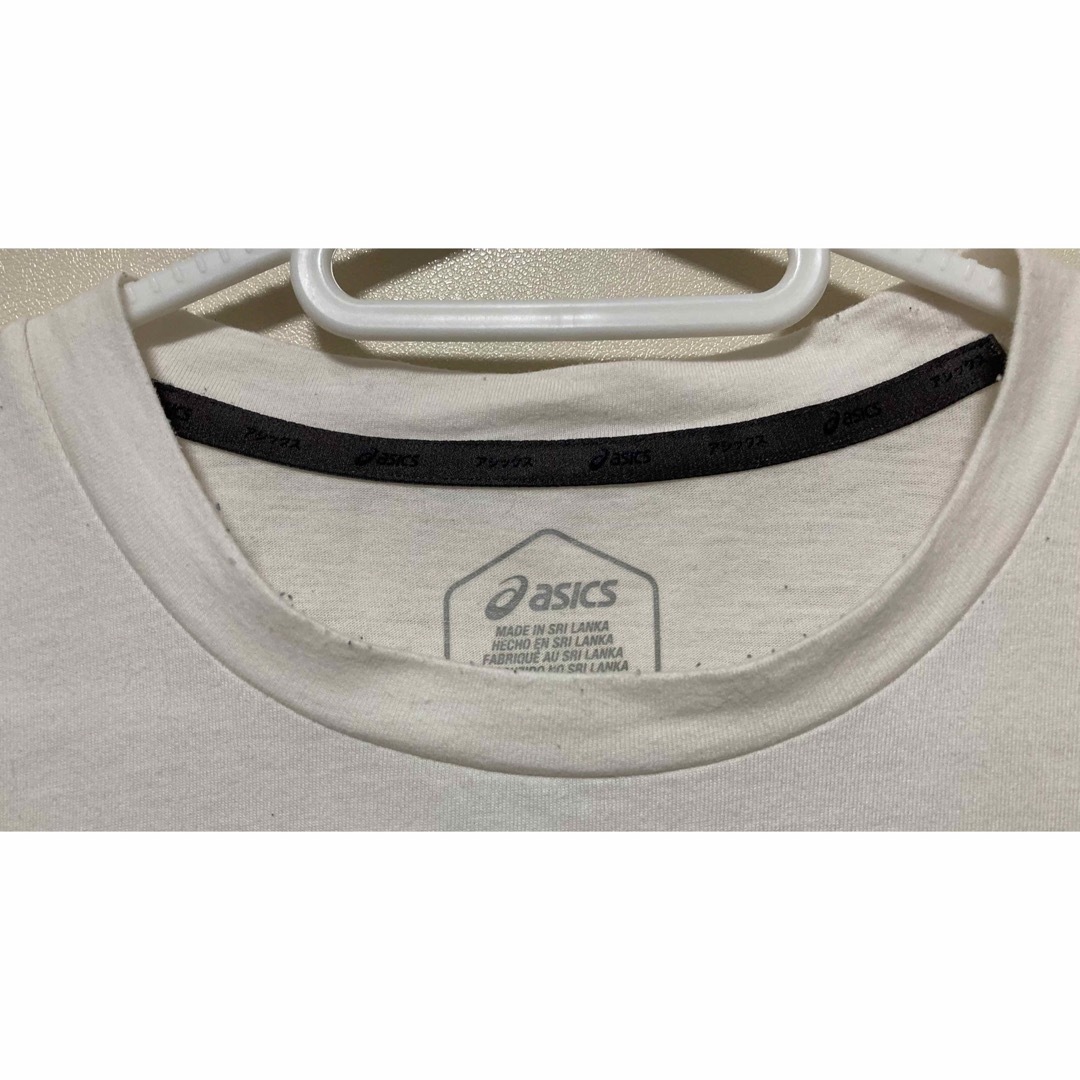 asics(アシックス)のASICS アシックス Tシャツ 半袖 Sサイズ クリームカラー メンズのトップス(Tシャツ/カットソー(半袖/袖なし))の商品写真