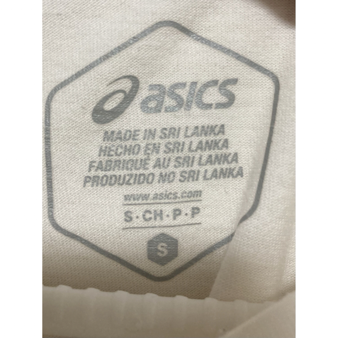 asics(アシックス)のASICS アシックス Tシャツ 半袖 Sサイズ クリームカラー メンズのトップス(Tシャツ/カットソー(半袖/袖なし))の商品写真