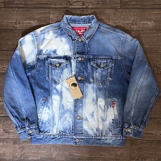 RATS - RATS BLEACH DENIM JKT L