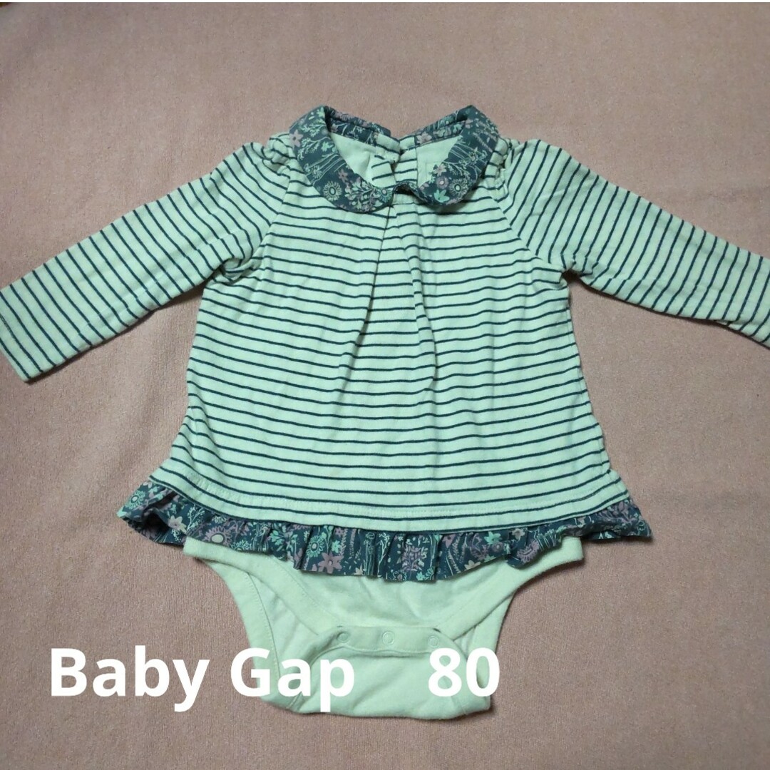 babyGAP(ベビーギャップ)のベビーギャップ BabyGap ロンパース 長袖 80 女の子 キッズ/ベビー/マタニティのベビー服(~85cm)(ロンパース)の商品写真