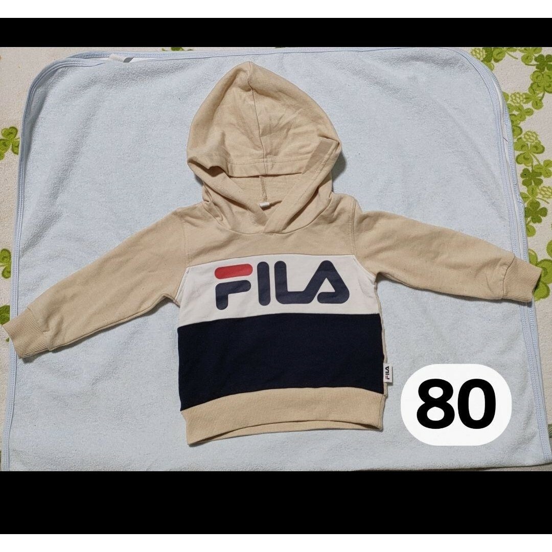 FILA(フィラ)のFILA　フード付きトレーナー キッズ/ベビー/マタニティのベビー服(~85cm)(トレーナー)の商品写真