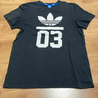 アディダス(adidas)のアディダス黒テイシヤツ(Tシャツ(半袖/袖なし))