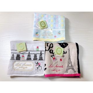 LADUREE - 【新品】LADUREEタオルハンカチ3枚セット