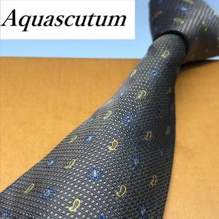 アクアスキュータム(AQUA SCUTUM)の★ アクアスキュータム★ ブランド ネクタイ シルク 日本製 ヴィンテージ(ネクタイ)