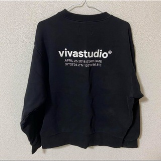 ビバスタジオ(vivastudio)のvivastudio スウェット トレーナー 韓国 ストリート M(スウェット)