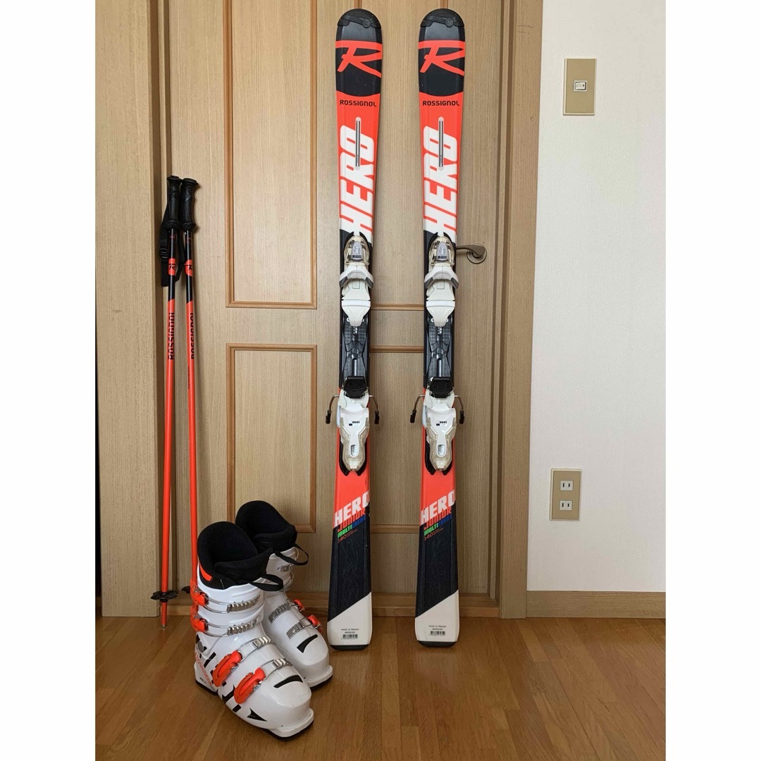 ROSSIGNOL(ロシニョール)のロシニョール　スキー板　ブーツ　ポールセット スポーツ/アウトドアのスキー(その他)の商品写真