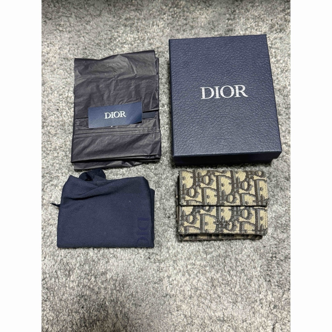 Dior(ディオール)のDior ディオール コンパクト ウォレット トロッター 三つ折り財布  レディースのファッション小物(財布)の商品写真