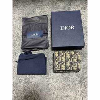 ディオール(Dior)のDior ディオール コンパクト ウォレット トロッター 三つ折り財布 (財布)