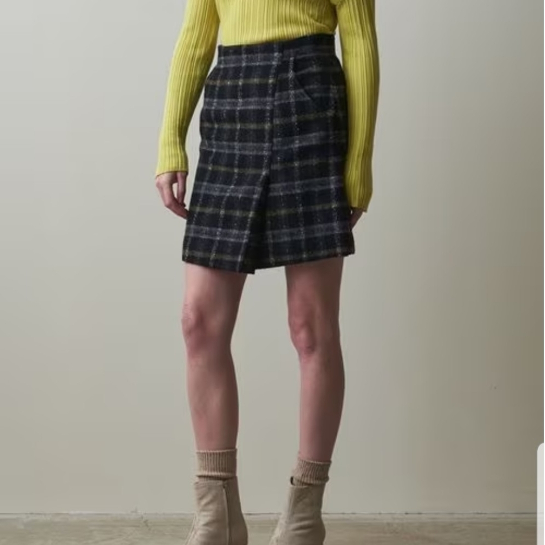 steven alan(スティーブンアラン)の新品＜Steven Alan＞NEP CHECK MINI SKIRT/スカート レディースのスカート(ひざ丈スカート)の商品写真