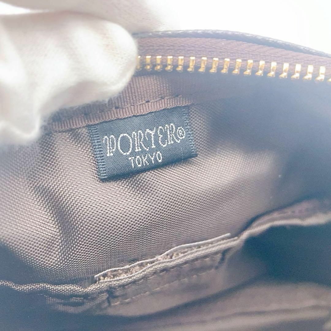 PORTER(ポーター)の✨美品✨PORTER ポーター　シャイン　ウエストバッグ　ダークブラウン メンズのバッグ(ウエストポーチ)の商品写真