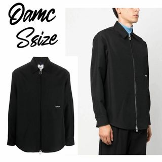 オーエーエムシー(OAMC)のOAMC IAN SHIRT ジップシャツ Sサイズ JP:XL～ ブラック(Tシャツ/カットソー(七分/長袖))