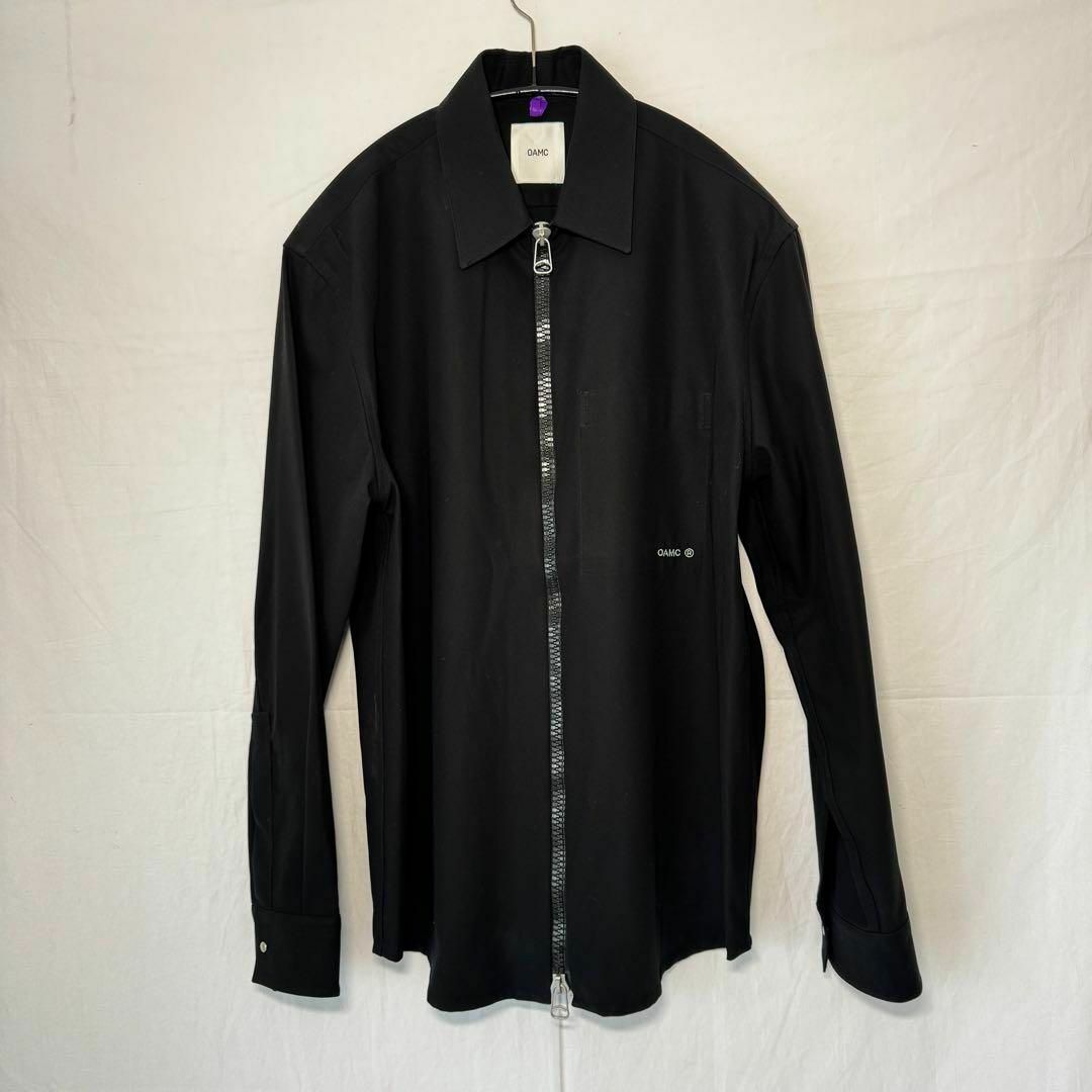 OAMC - OAMC IAN SHIRT ジップシャツ Mサイズ JP:XL～ ブラックの通販 