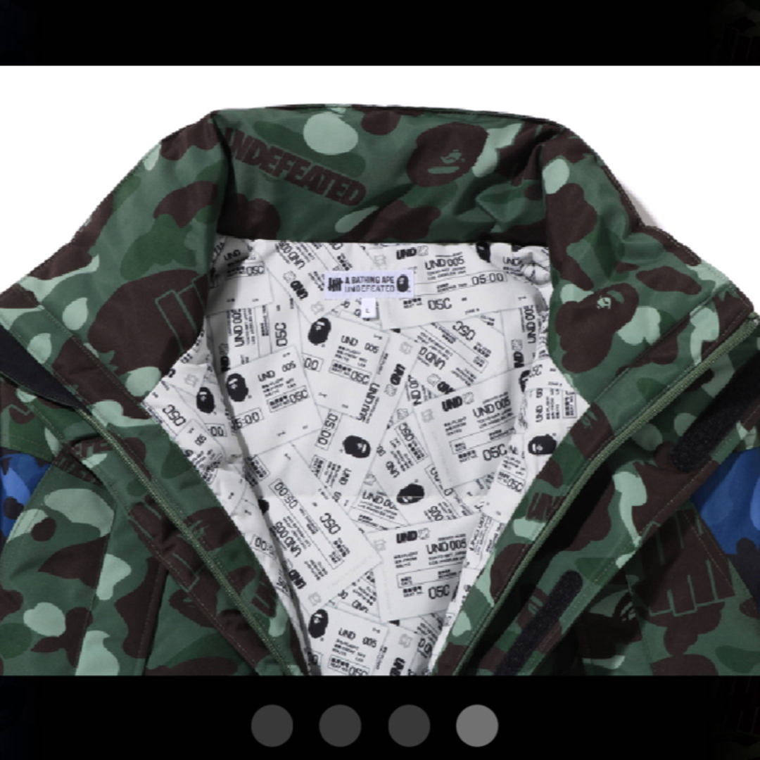 A BATHING APE(アベイシングエイプ)のBAPER X UNDFTD COLOR CAMO  DOWN JACKET メンズのジャケット/アウター(ダウンジャケット)の商品写真