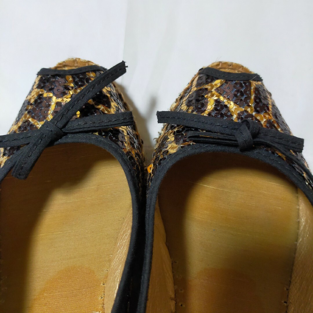 オープントゥ ウェッジソールサンダル レオパード レディースの靴/シューズ(サンダル)の商品写真