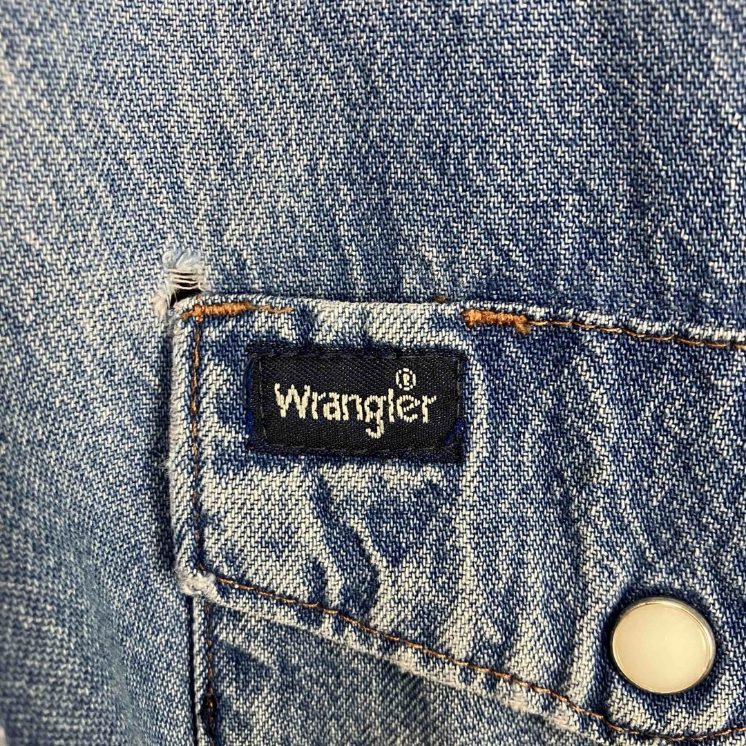 Wrangler(ラングラー)のラングラー 古着 90-00s スナップボタン デニム ウエスタンシャツ メンズのトップス(シャツ)の商品写真