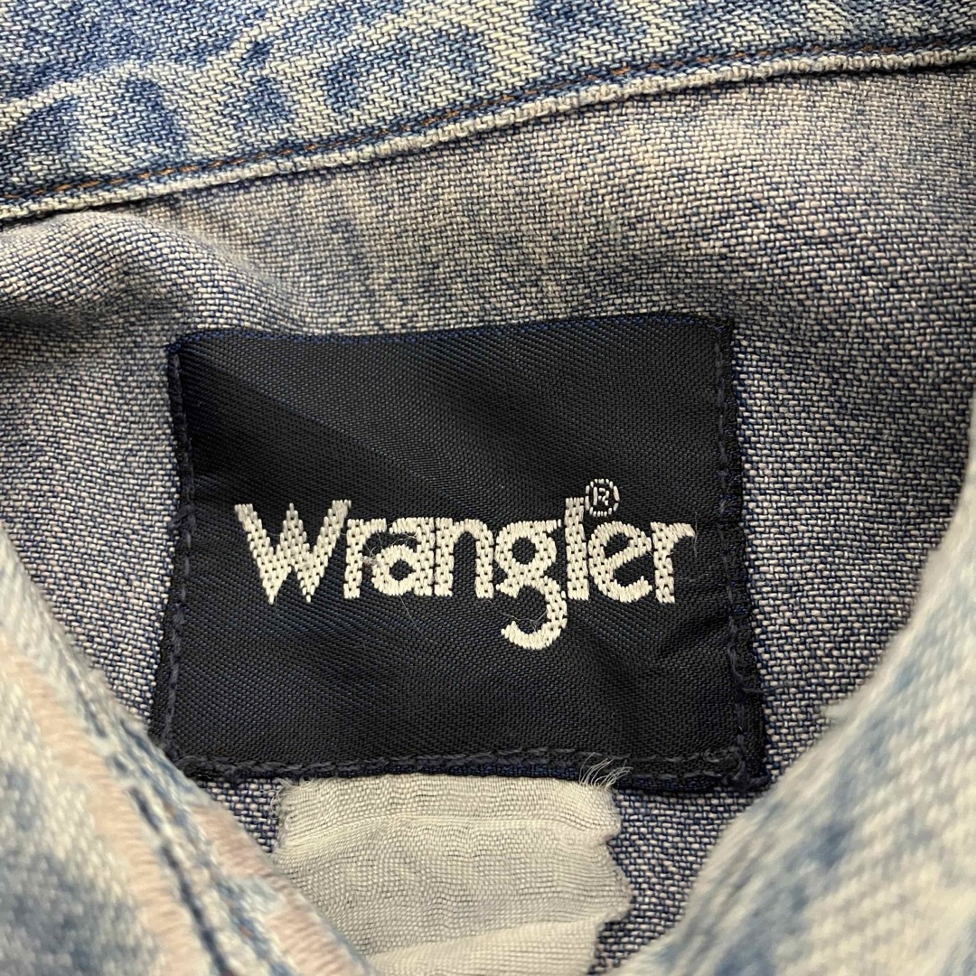 Wrangler(ラングラー)のラングラー 古着 90-00s スナップボタン デニム ウエスタンシャツ メンズのトップス(シャツ)の商品写真