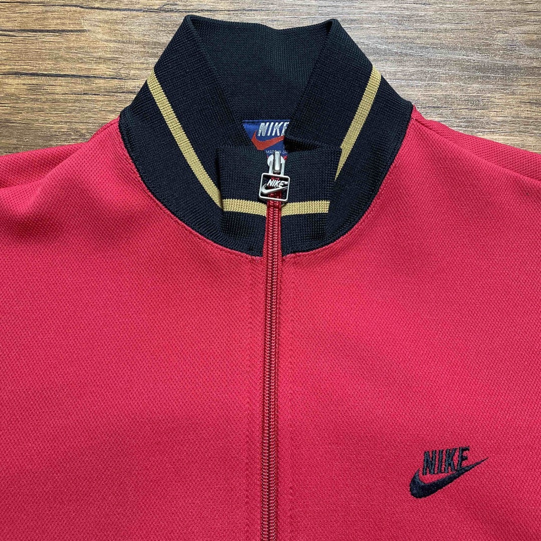 NIKE(ナイキ)の激レア！デッドストック！80s『NIKE』ナイキ トラックジャケット　ジャージ メンズのトップス(ジャージ)の商品写真