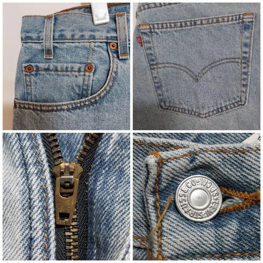 Levi's(リーバイス)のリーバイス560 W36 ブルーデニム ショートパンツ 青 90s USA製 その他のその他(その他)の商品写真